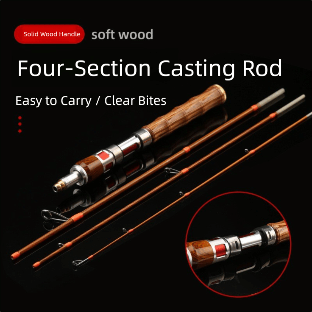 Fishing Rod Carbon Fiber - Joran Pancing Spinning 4 Bagian, Joran