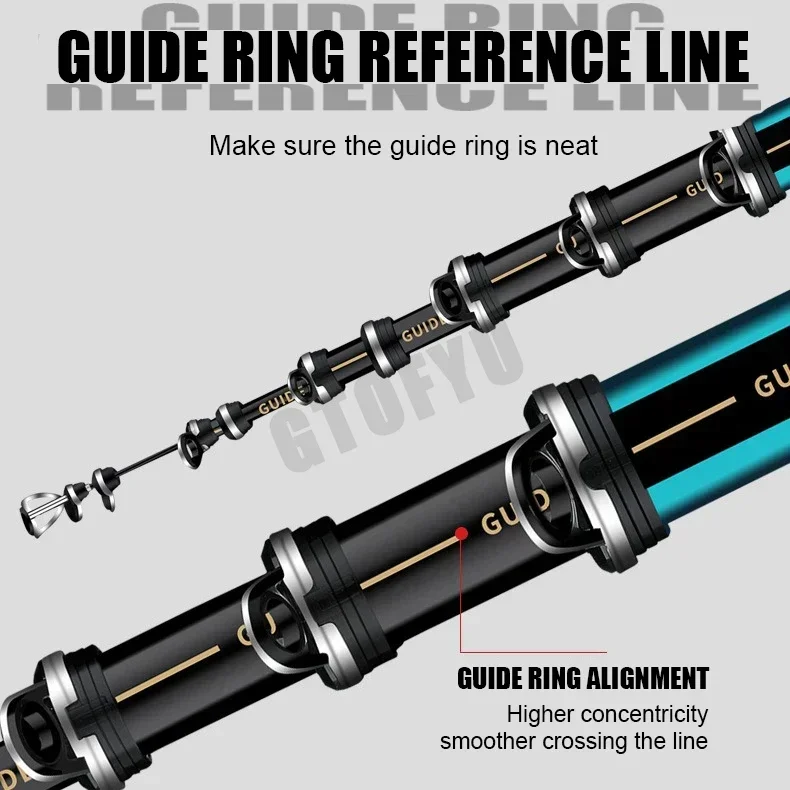 Joran pancing karbon tinggi 2. - Fishing Rod Surf ulasan dan harga