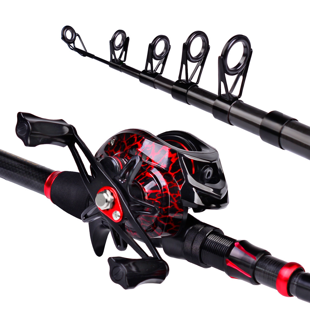 Kombo Joran dan Reel Baitcasti - Fishing Rod Carbon Fiber ulasan dan harga