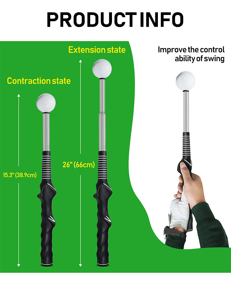Pelatih Ayunan Golf Teleskopik - Fishing Rod Telescopic ulasan dan harga