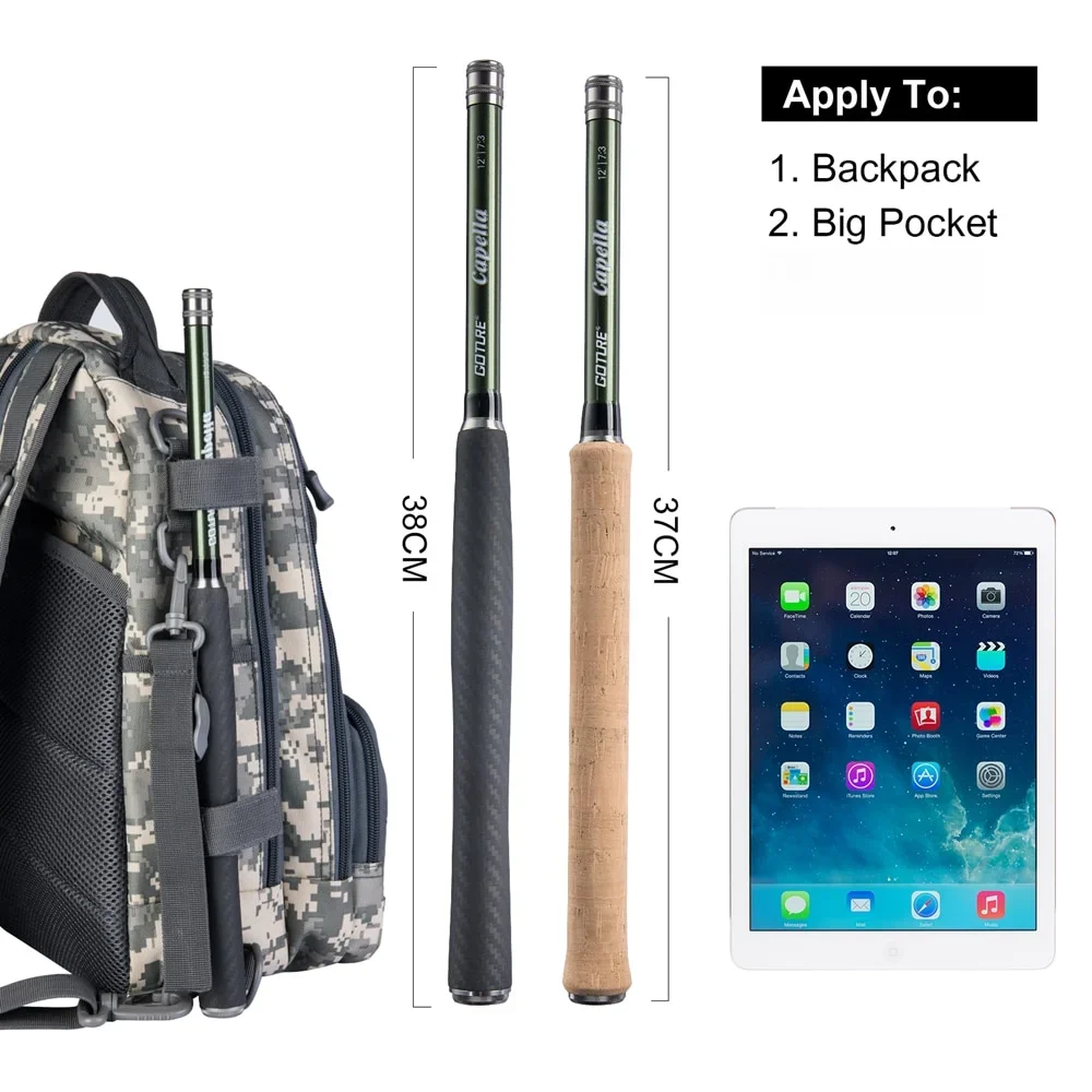 Goture 12FT Kombinasi Joran Pa - Fishing Rod Carbon Fiber ulasan dan harga